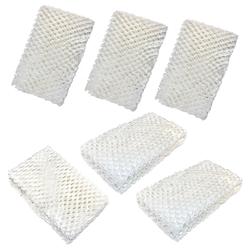 HQRP Wick Filter (6-pack) for IDYLIS 828413B002 Replacement fits IHUM-10-140 / I HUM 10 140 4-Gallon Whole-house Humidifier 