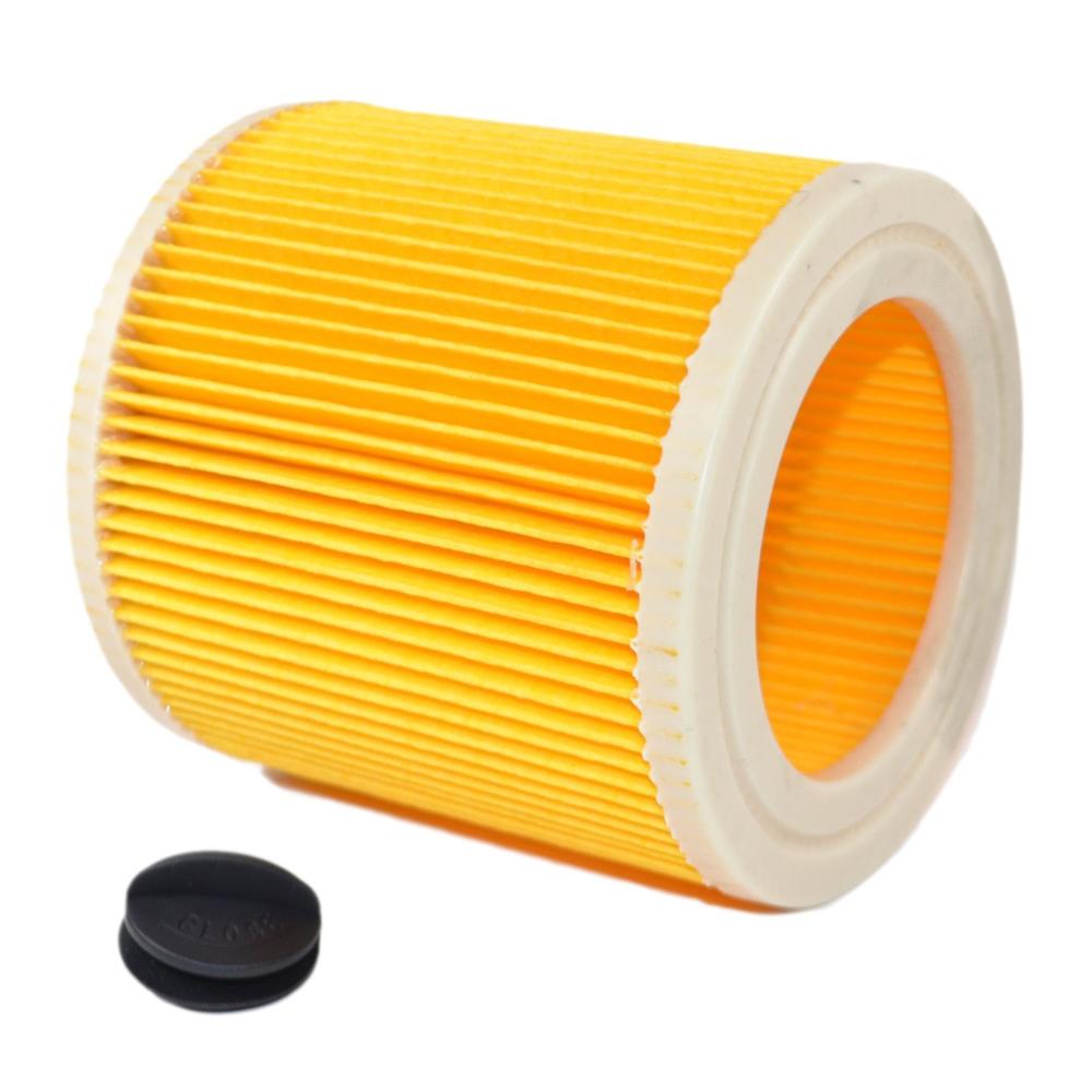 HQRP Cartridge Filter for Karcher WD 3 / WD3 series Wet & Dry Vac, WD3 Car, WD3 Fireplace Kit, WD 3 P / WD3 P, WD3 P Extension Kit
