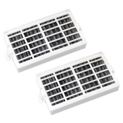 HQRP 2-pack Refrigerator Air Filter for Whirlpool FreshFlow W10311524 AIR1, W10335147, W10315189, 2319308 Replacement 