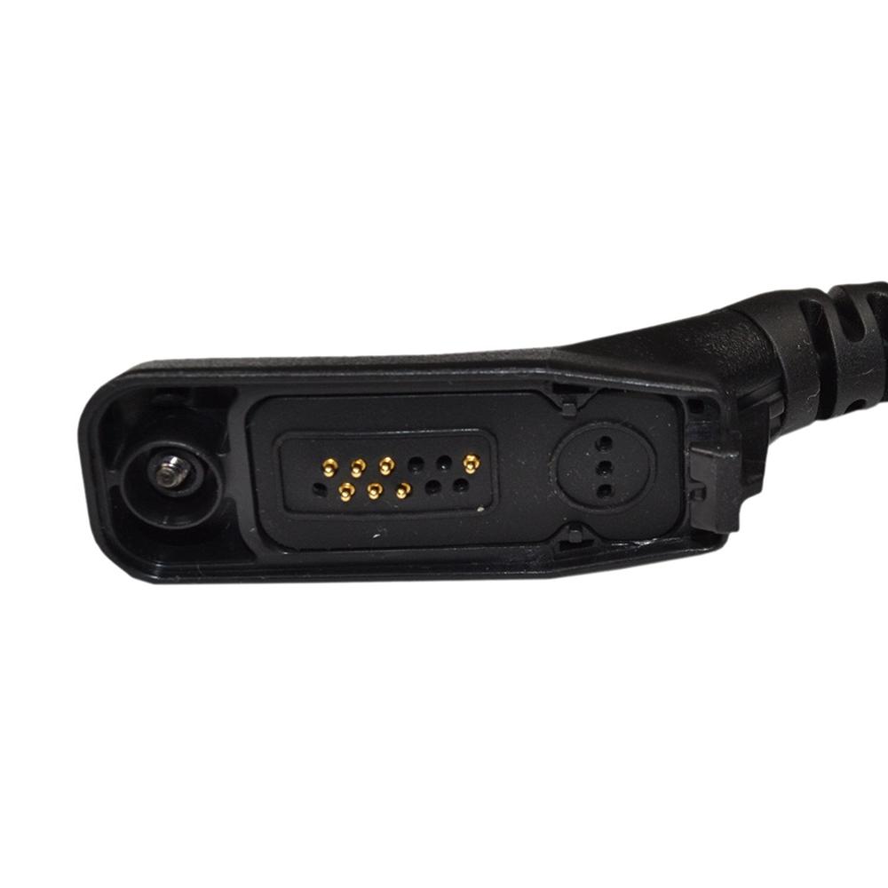 HQRP 2-Pack G Shape Earpiece Headset PTT Mic for Motorola XiR P8660, XiR P8668 