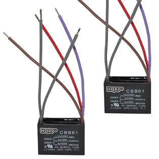 Hqrp 887774401111807 2 Pack Ceiling Fan Capacitor Cbb61 3 5uf Hqrp 2 Pack Ceiling Fan Capacitor Cbb61 3 5uf 6uf 5