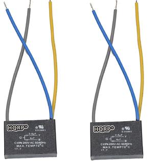 Hqrp 887774401111820 2 Pack Ceiling Fan Capacitor Cbb61 2 5