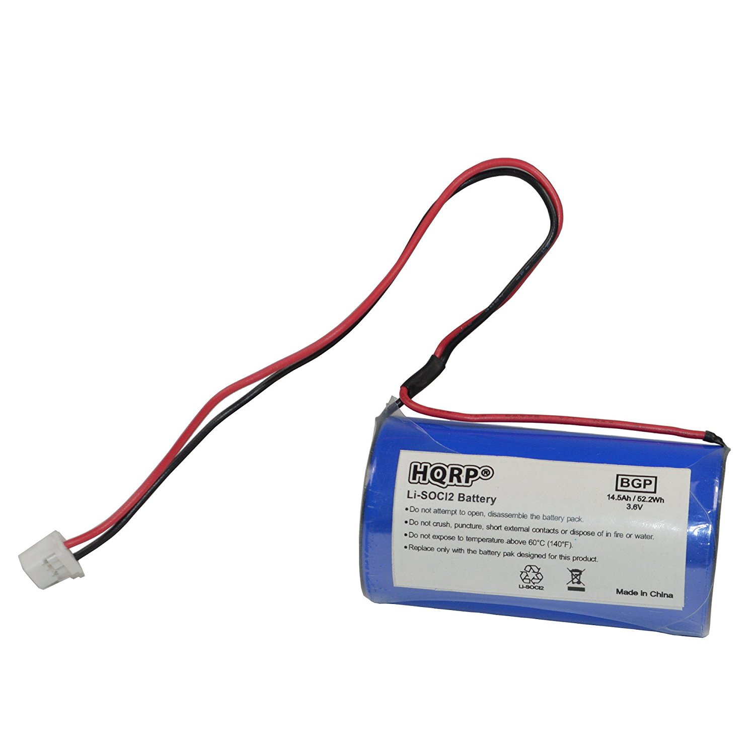 Hqrp 887774402061806 D Size 3 6v Lithium Thionyl Chloride Battery For Dsc Er34615m T1 Wt4911 Wt4911b Wt8911 Wireless Outdoor Siren Wt4911batt