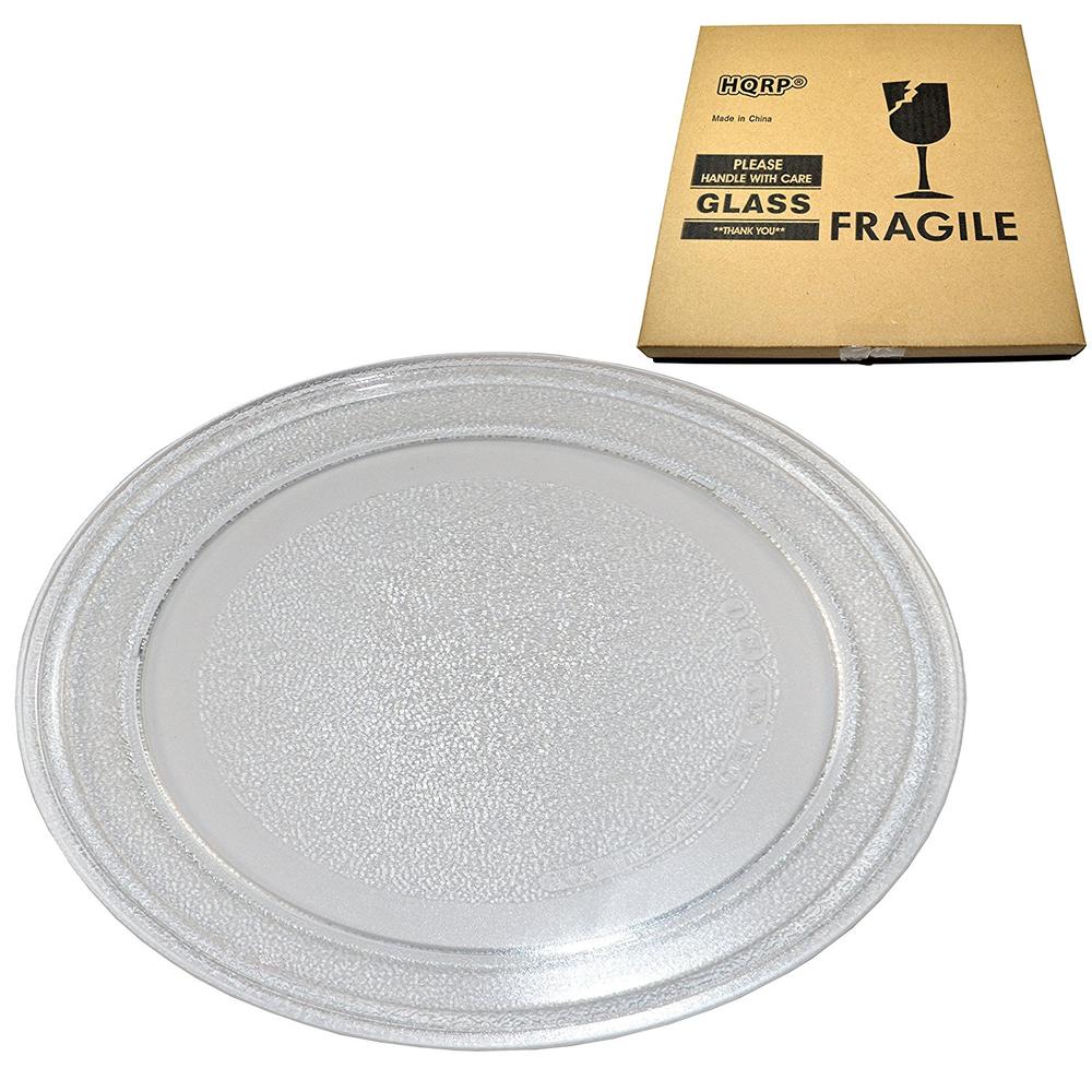 HQRP 9-5/8 inch Glass Turntable Tray for Haier HMC720 HMC720BEBB Microwave Oven Cooking Plate 245mm 3390W1A035 