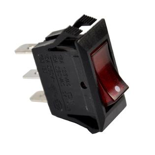 Hqrp 887774402111844 Red Lighted Rocker Switch On Off 3 Prong