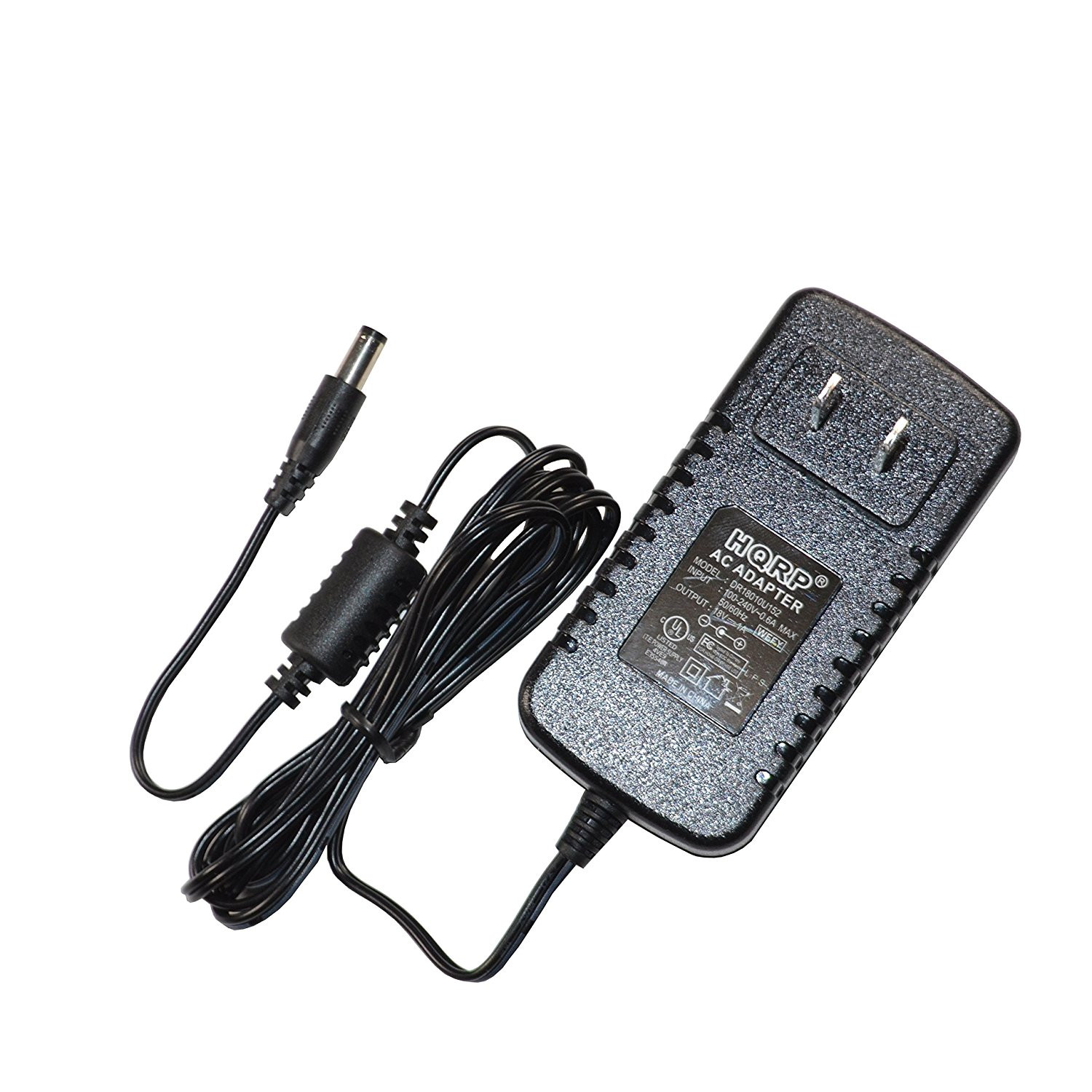 HQRP AC Adapter for Logitech Squeezebox Wi-Fi Internet Radio 993-000385 534-000245 PSAA18R-180 XR0001 930-000097 930-000101 UL Listed