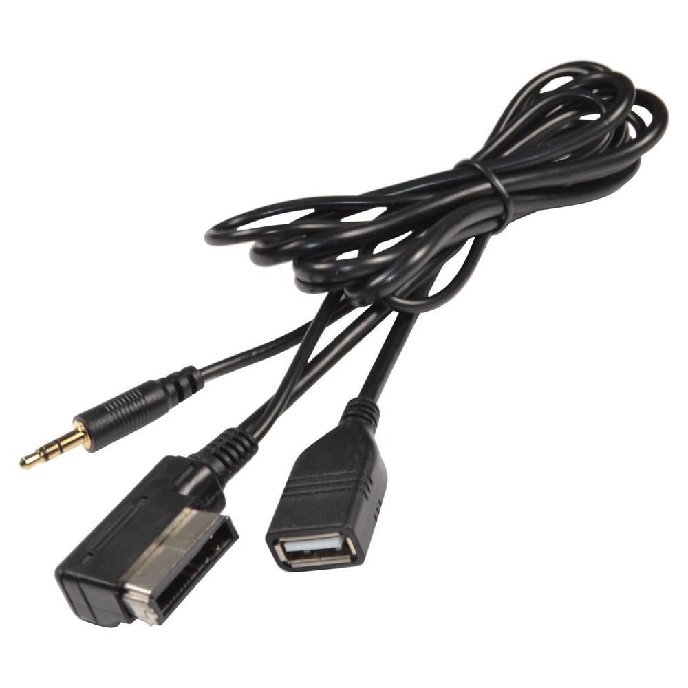 HQRP MDI AMI MMI Interface USB/AUX Cable for Audi Q7 2009-2015 