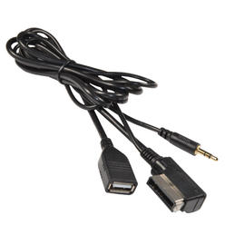 HQRP MDI AMI MMI Interface USB/AUX Cable for Audi Q7 2009-2015 