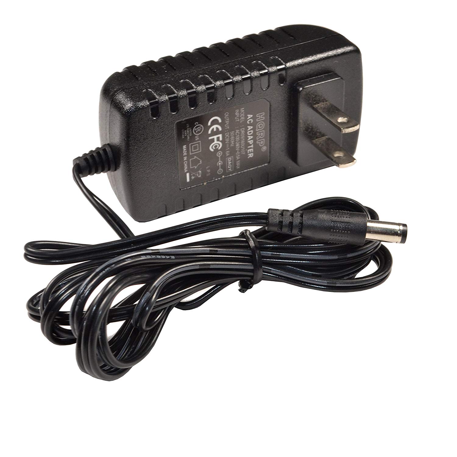 HQRP AC Adapter / Power Cord compatible with Brother P-Touch PT-1830C PT-1830SC PT-1880 PT-1900 PT-1910 Labeling System UL Listed
