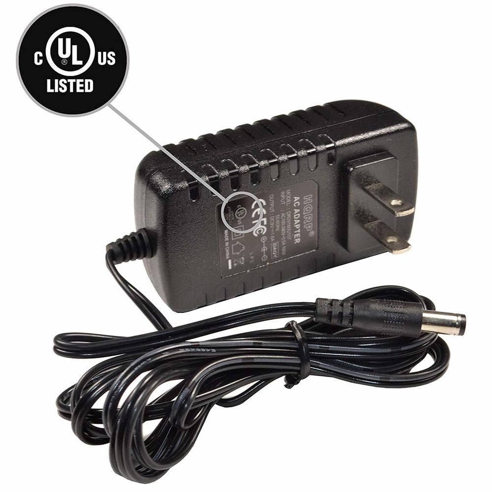 HQRP AC Adapter / Power Cord for Brother P-Touch PT-1000 PT-1010 PT-1010B PT-1010NB PT-1010R PT-1010S Labeling System UL Listed