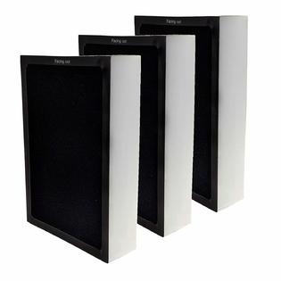 Hqrp Set Of 3 Hepa Filter Compatible With Blueair Classic 500 600 Series Smokestop Fits Blueair 503 505 603 650e 550e 501 510
