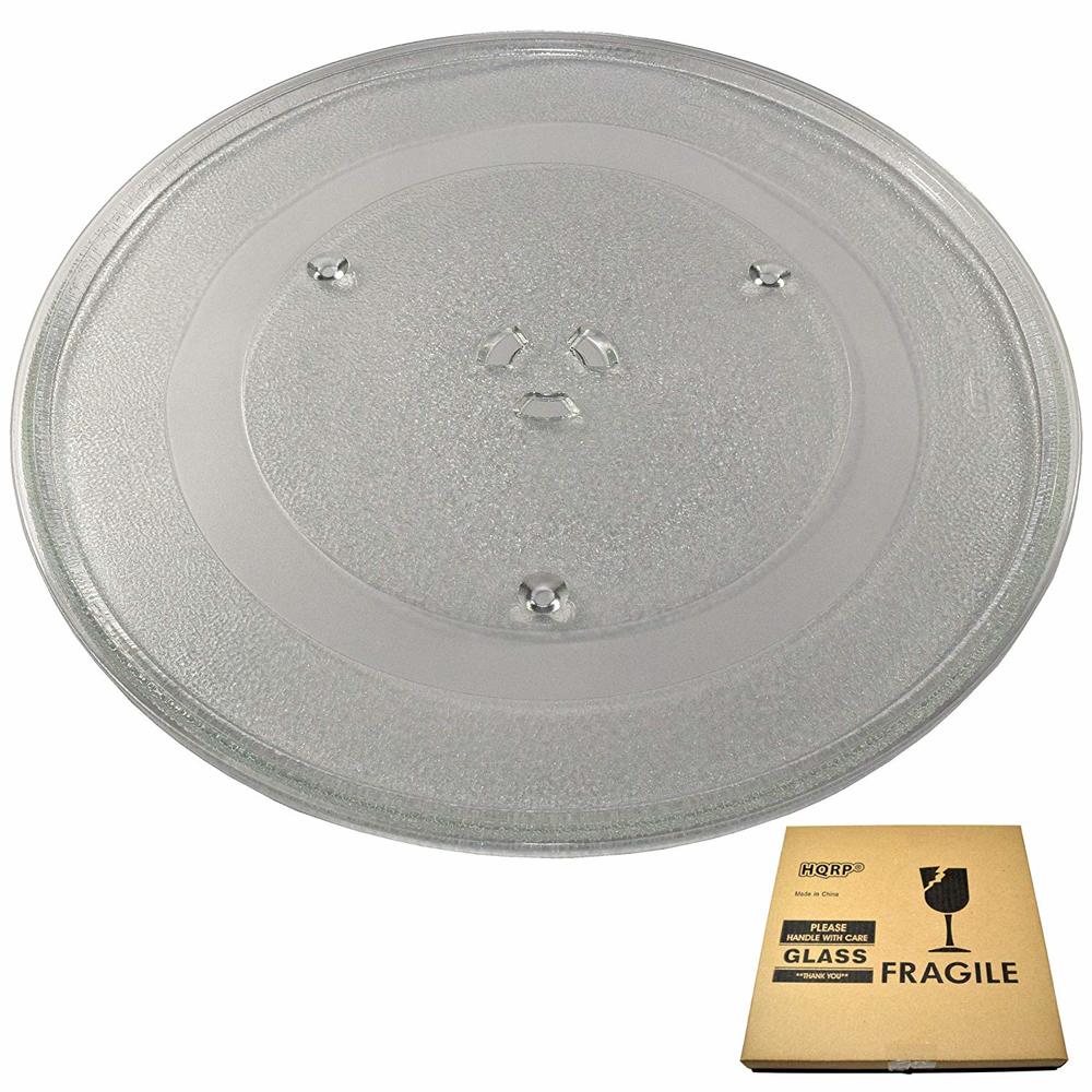 HQRP 14-1/8 inch Glass Turntable Tray for GE WB49X10030 JES1131GB002 JES1131GB01 JES1131WC002 JES1231WC001 JES1231WD001 JES1231WD002