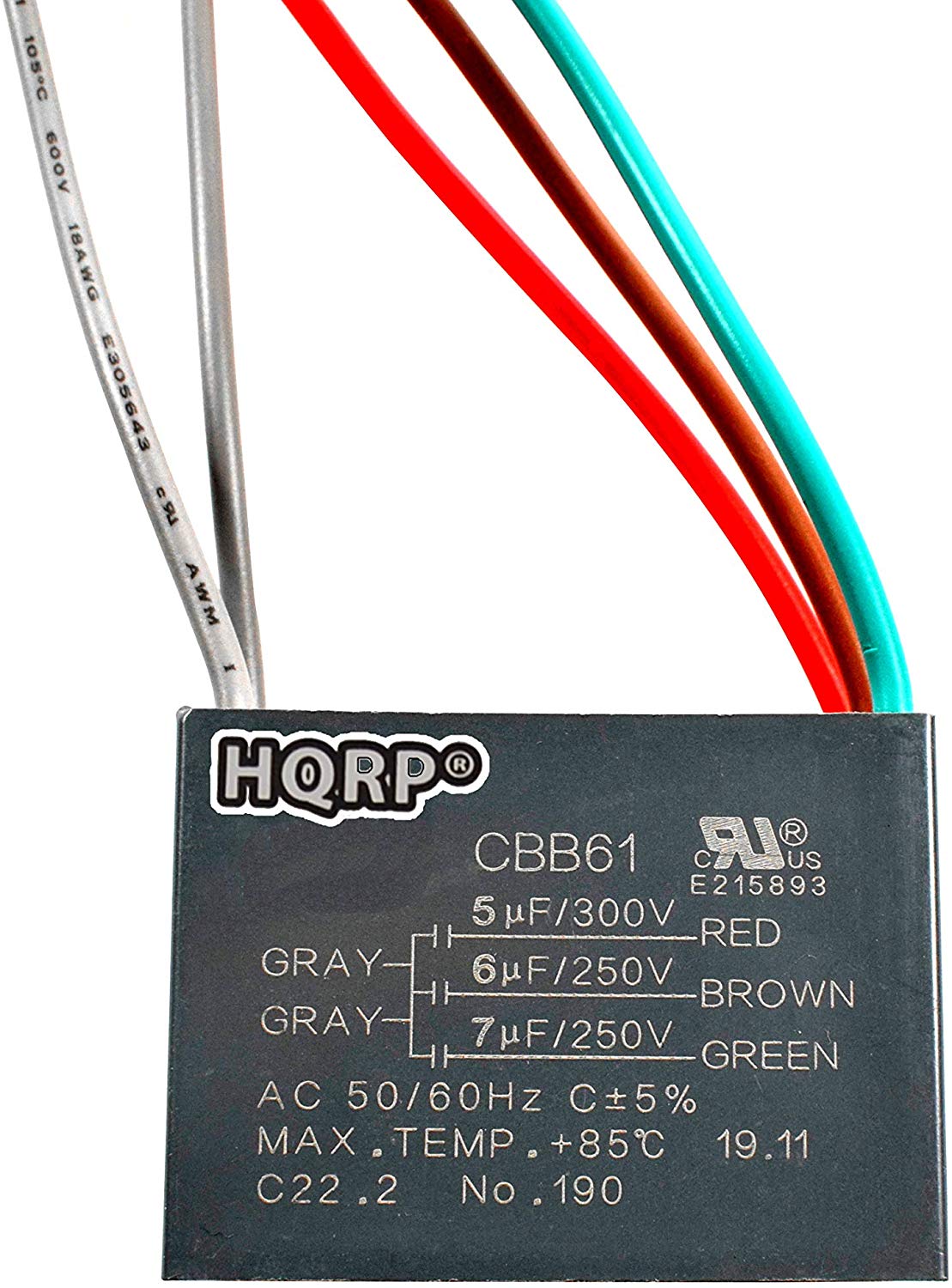 Hqrp 887774403032022 Capacitor Fits Hampton Bay Ceiling Fan