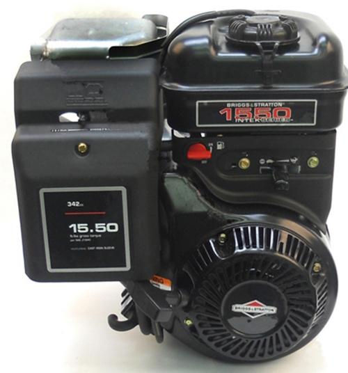Briggs Stratton Briggs Stratton Engine 1550 Series Horizontal 1 Externally Threaded Shaft Intek Ohv Fuel Tank Muffler Per Ea