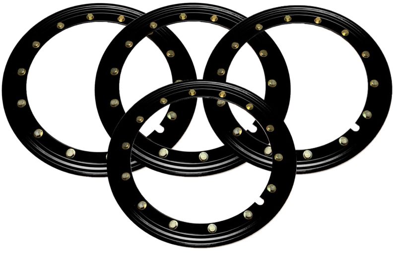 Okoffroad Simulated Beadlock Rings 16 Inch Black Set Of 4 Per Set Of Four