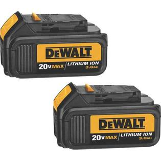 Dewalt 20 Volt Max Lithium Ion Battery Pack 3 0 Ah 2 Pack Per Pack Of 2
