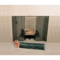 Replacement Fireplace Spark Screen Woodfield 48 X 30 Hanging Fireplace Spark Screen Rod Not Included Per