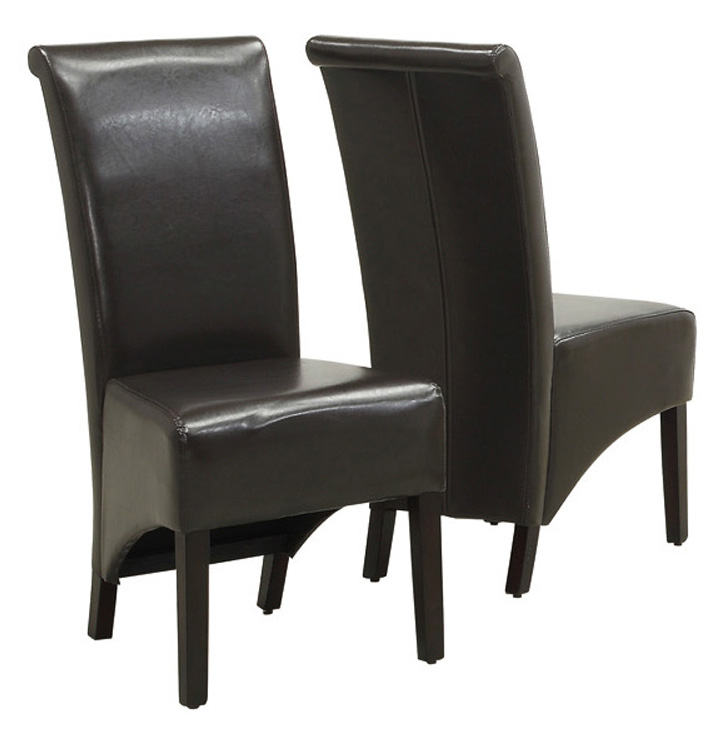 Monarch Specialties Dining Chair 2 Pieces 40 H Dark