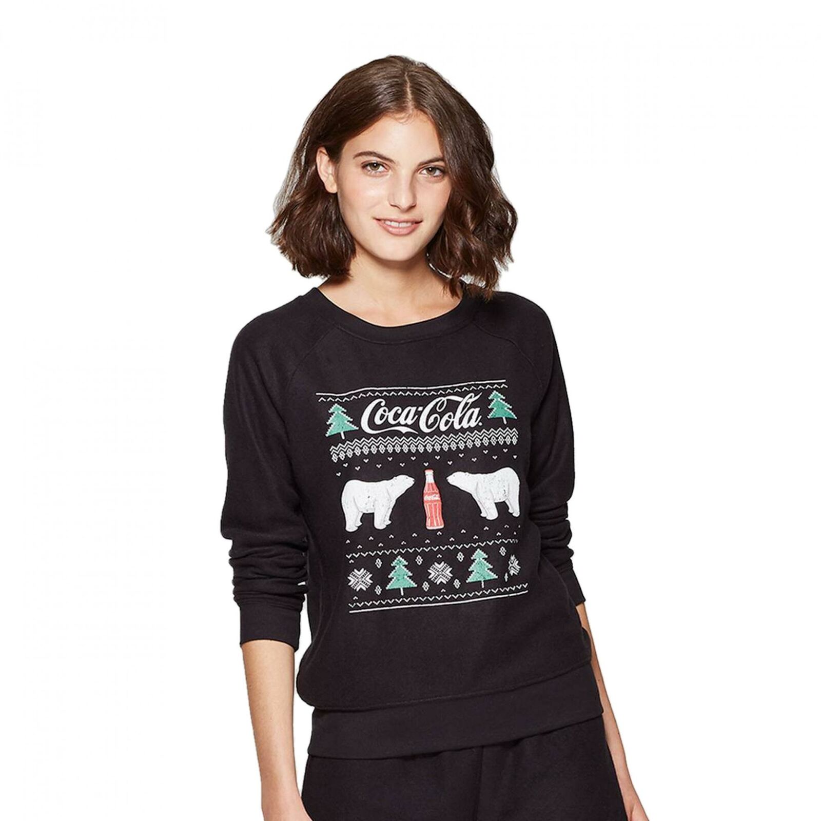 Grayson/Threads Grayson Threads Women's Coca Cola Pajama Sleep Sweatshirt Top