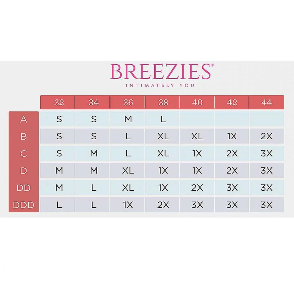 Breezies Women's 2 PACK Jacquard And Lace Underwire Support Bras