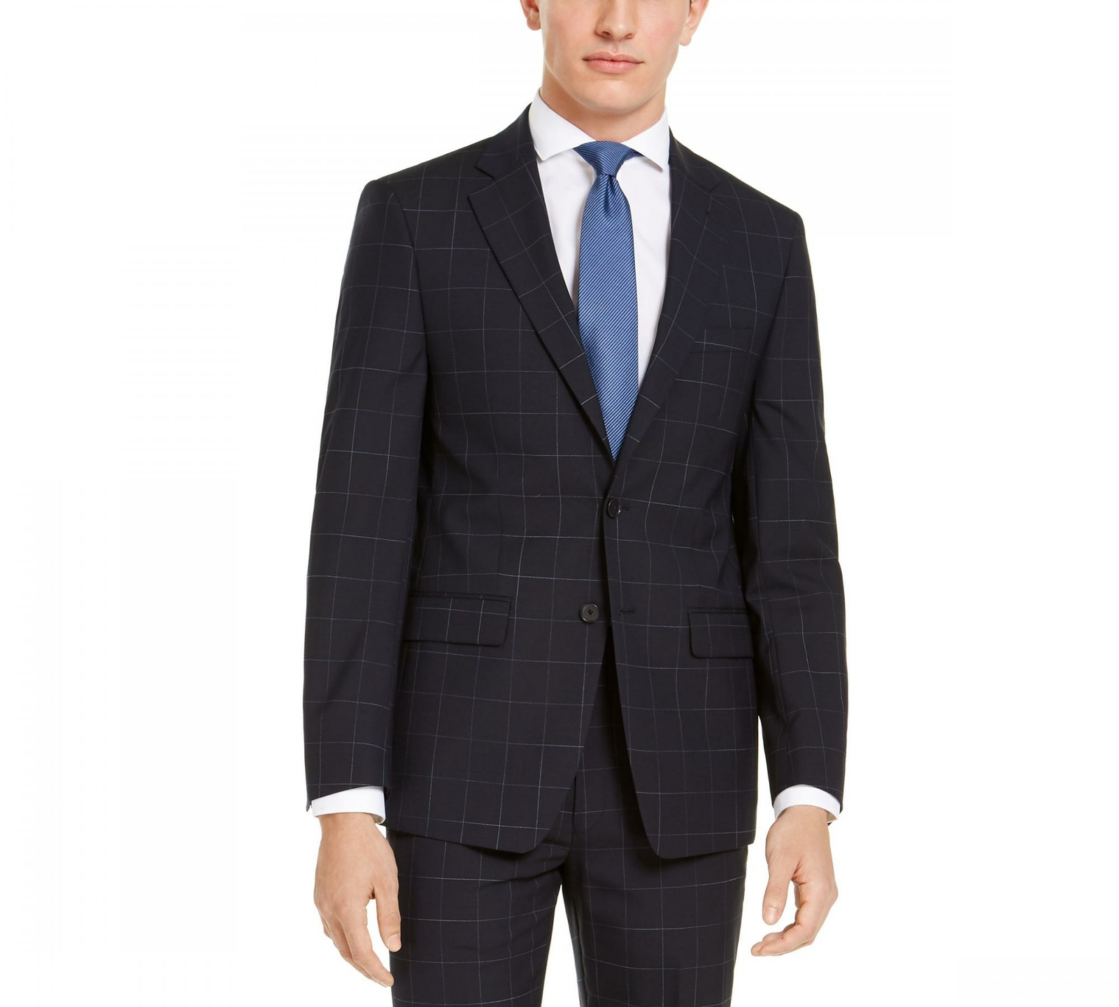 Calvin klein men's x on sale fit stretch slim suit