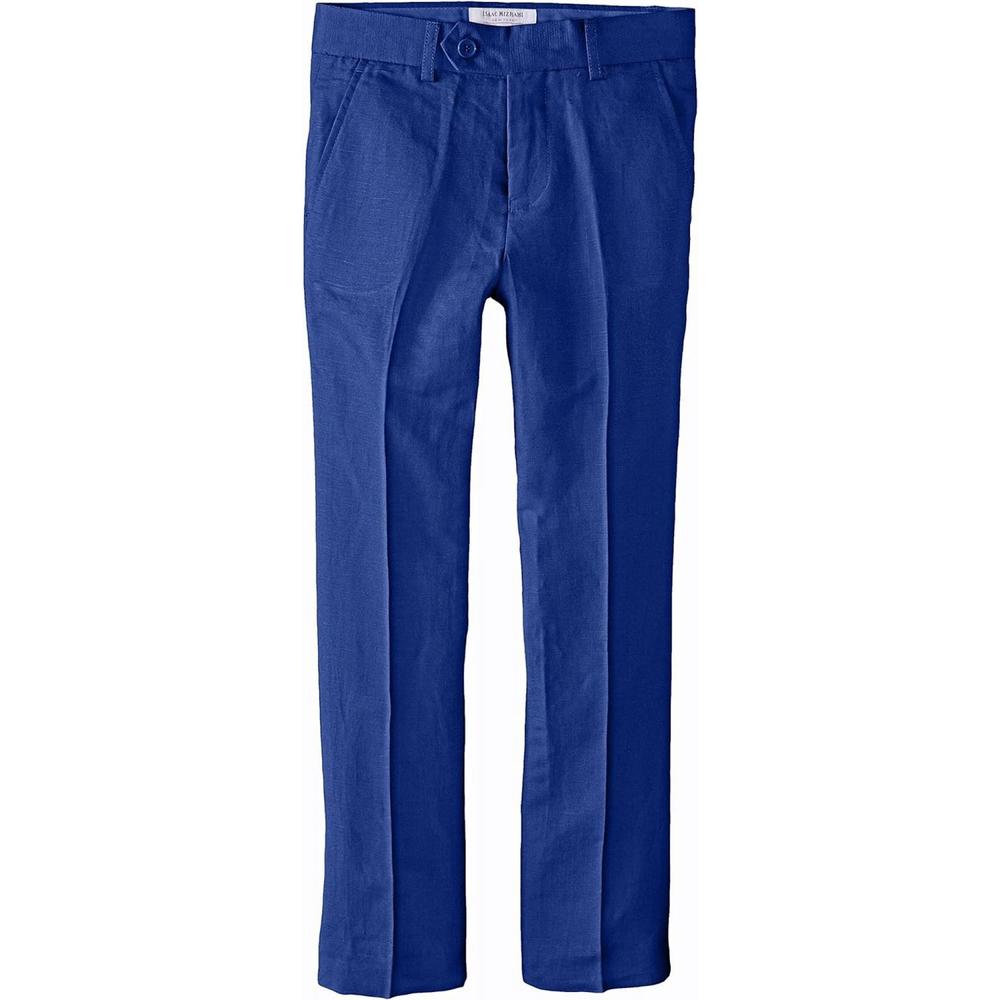 Isaac Mizrahi New York Isaac Mizrahi Big Slim Boys Linen Pant Navy Blue 20
