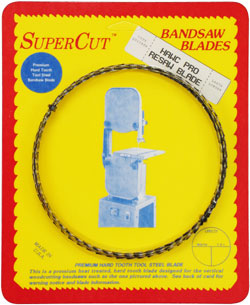 SuperCut B72H12T3 Hawc Pro Resaw Bandsaw Blade, 72" Long - 1/2" Width, 3 Tooth, 0.025" Thickness