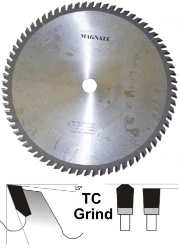 Magnate SC1818 Special Cut-Off Saw Blades, TC Grind, 1" Bore - 18" Diameter, 80 Tooth, 10 degree Hook, .180" Kerf