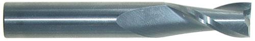 Magnate EM1108 End Mills, 2-Flute Solid Carbide - 7/64" Mill Diameter, 1/8" Shank Diameter, 3/8" Flute Height