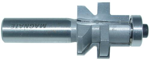 Magnate 7102B V-Matching Tongue & Groove Router Bit - Groove Profile, 3/4" - 1" Material Thickness