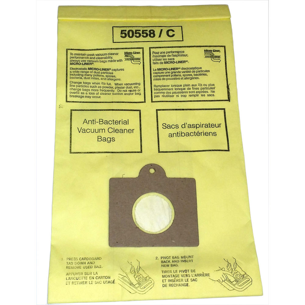 HOME CARE 12 5055, 50557 and 50558 Allergen Filtation Vacuum Cleaner Bags - Designed to fit Ken 20-5055, 20-50557, 20-50558