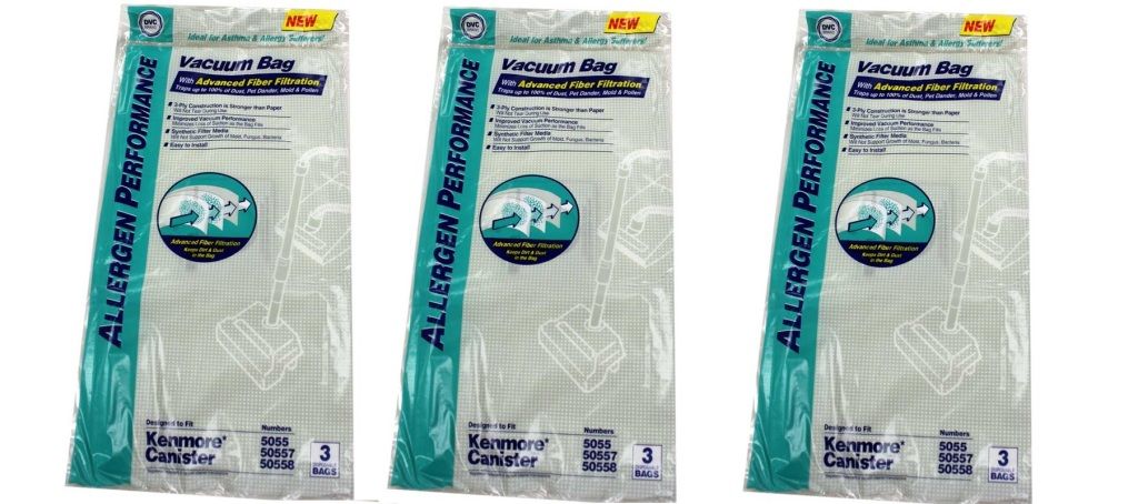 Dust Care 9 Style Q, 5055, 50557,50558  Allergen Premium  Canister Vacuum Bags