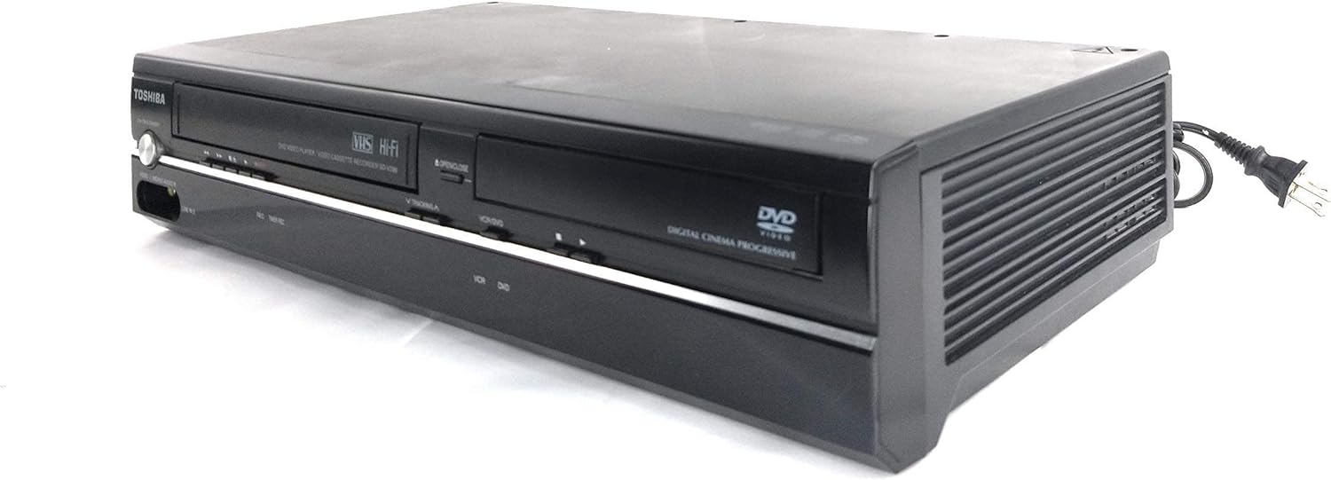 Toshiba SD-V296 DVD Player/VCR Combo 1 Disc Progressive Scan Dolby Digital Remote Control Black