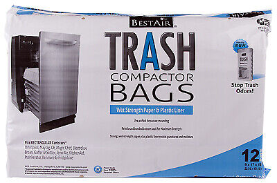 RPS Products Inc Trash Compactor Bags, 2-Ply, 12-Pk.