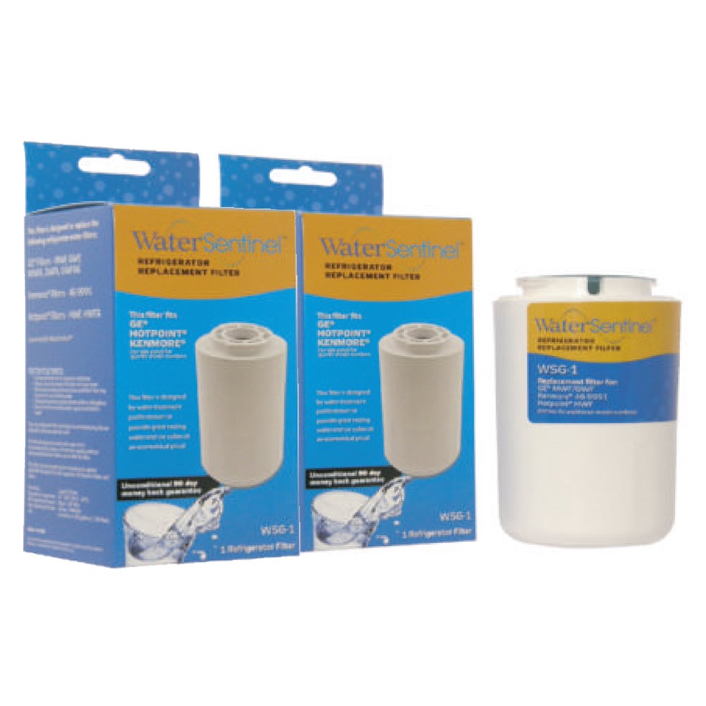 GE MWF GE SmartWater Refrigerator Replacement Water Filter Cartridge - 2 Pack