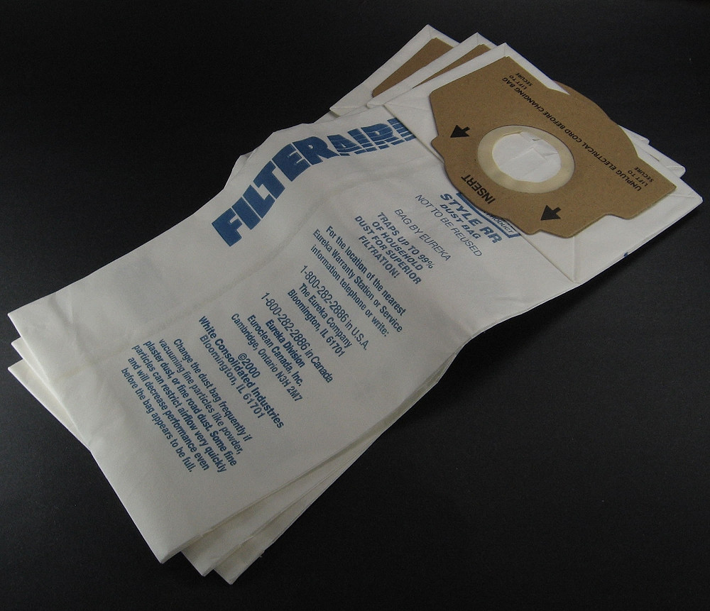 Micro Lined 10 Eureka Style RR Micro-Lined Replacement Vacuum Bags