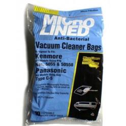 DVC For Type C 20-5055 / 5055 / 50558 Canister Vacuum Bags, 10pk