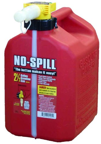 No-Spill 1405 2-1/2-Gallon Poly Gas Can (CARB Compliant)