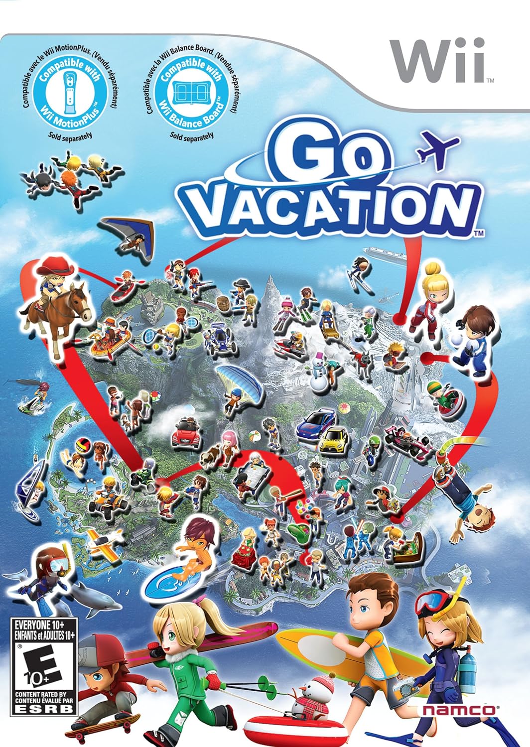 Namco Go Vacation Wii Video Game
