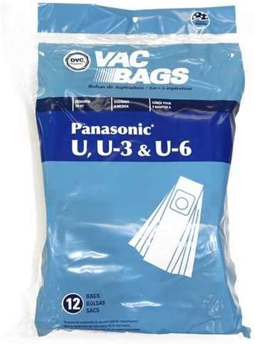 DVC Package of 12 Replacement Pan U/U3/U6 Bags