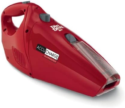 Dirt Devil BD10045RED AccuCharge 15.6 Volt Hand Vac with ENERGY STAR Battery Charger, Red