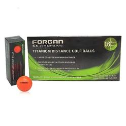 Forgan 16 Forgan of St Andrews ORANGE TT Golf Balls