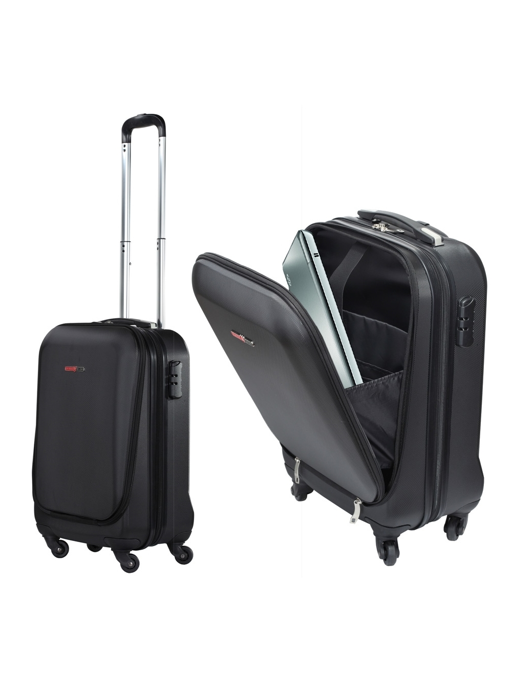 Swiss Case SwissCase Pro Business Traveller 20" ABS 4-Wheel Cabin Suitcase w/ Laptop Pocket