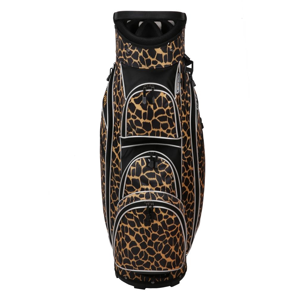 GolfGirl Golf Girl Ladies 14 Way Cart Bag - Leopard Skin