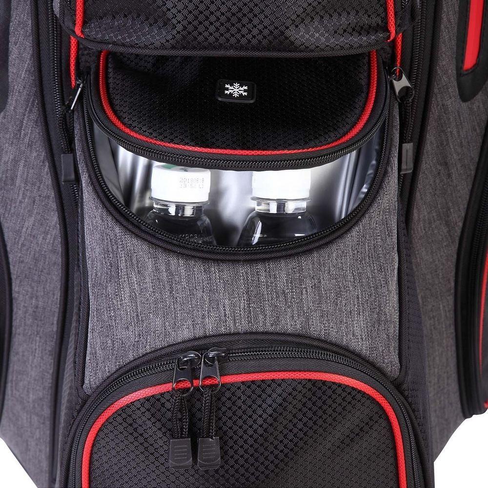 Ram Golf Tour Cart Bag with 14 Way Dividers Top
