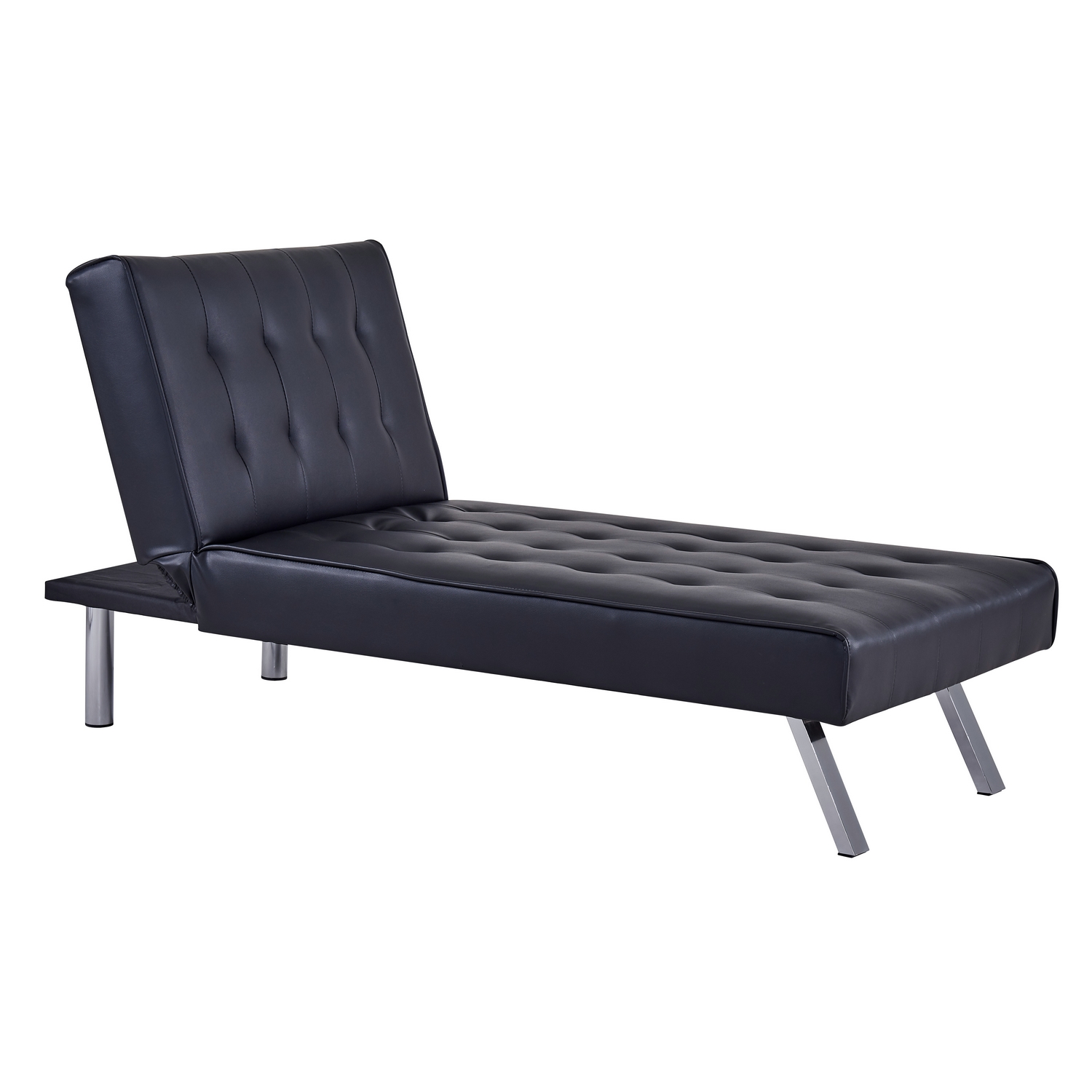Homegear Furniture Recliner Chaise Lounge Single Sleeper Futon