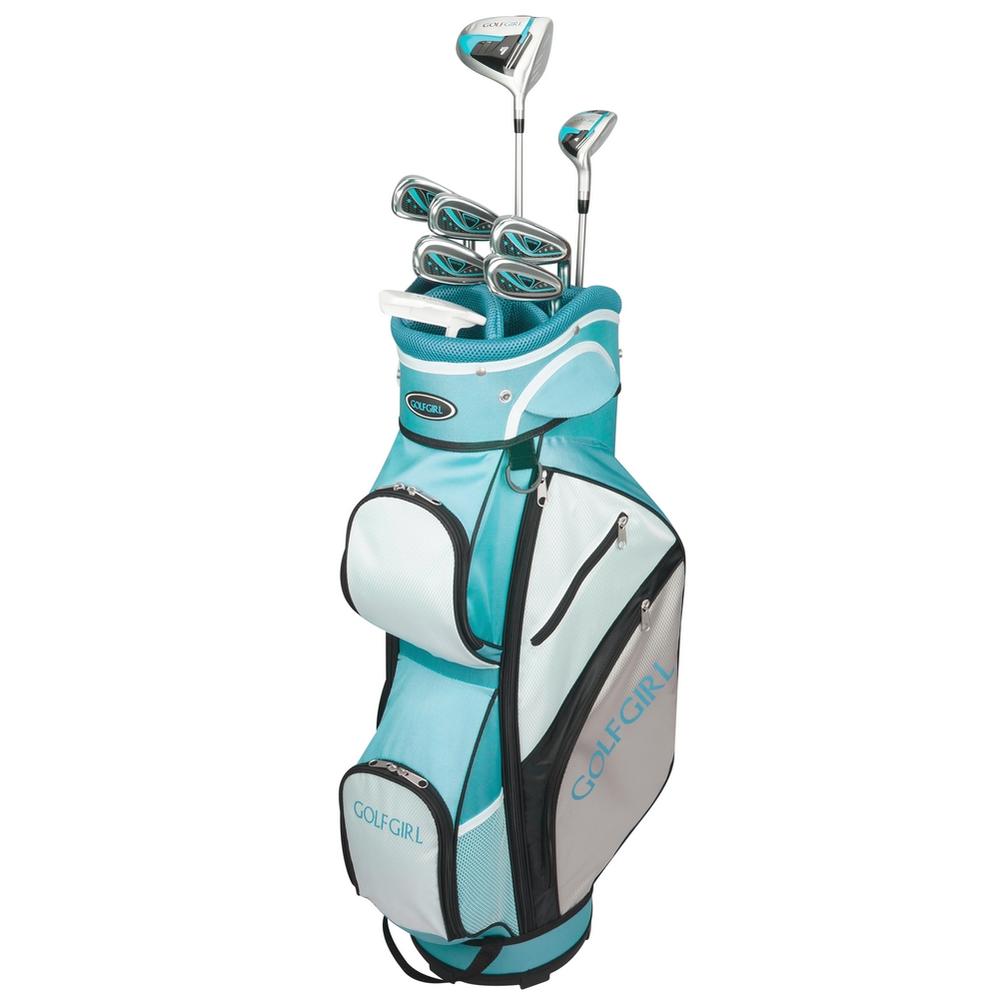 GolfGirl FWS3 Ladies Petite Golf Clubs Set with Cart Bag, All Graphite, Right Hand