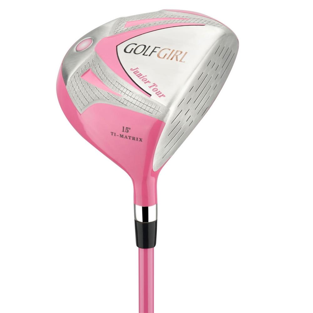 GolfGirl Golf Girl Junior Girls Golf Set V3 with Pink Clubs and Bag, Right Hand