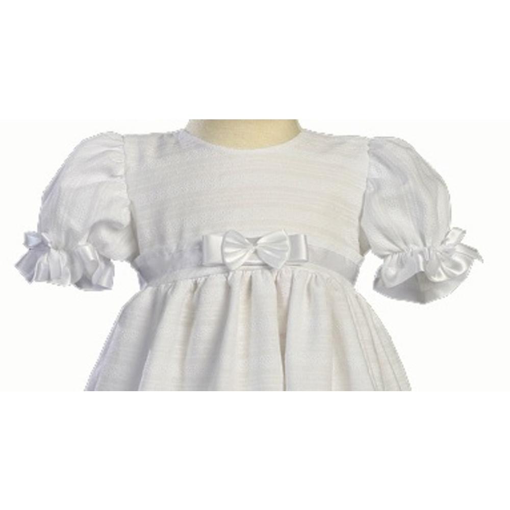 Christening Day Long Cotton Embroidered Christening Baptism Gown