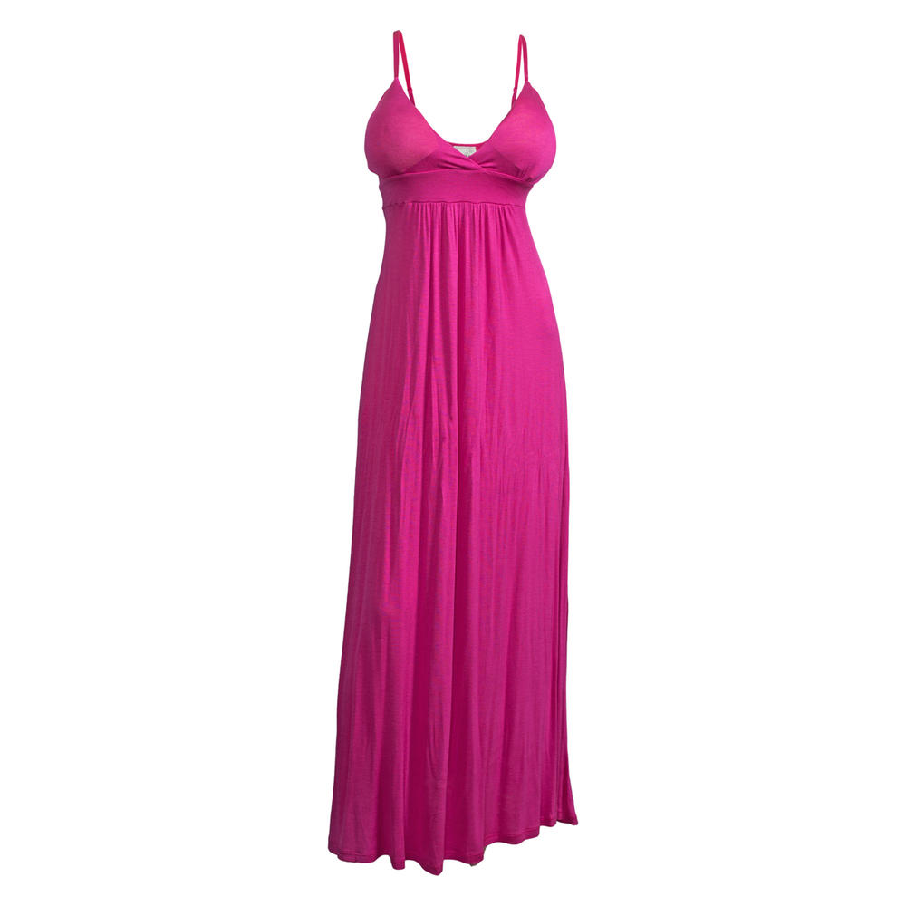 eVogues Apparel Plus Size Sexy Pink Cocktail Maxi Dress